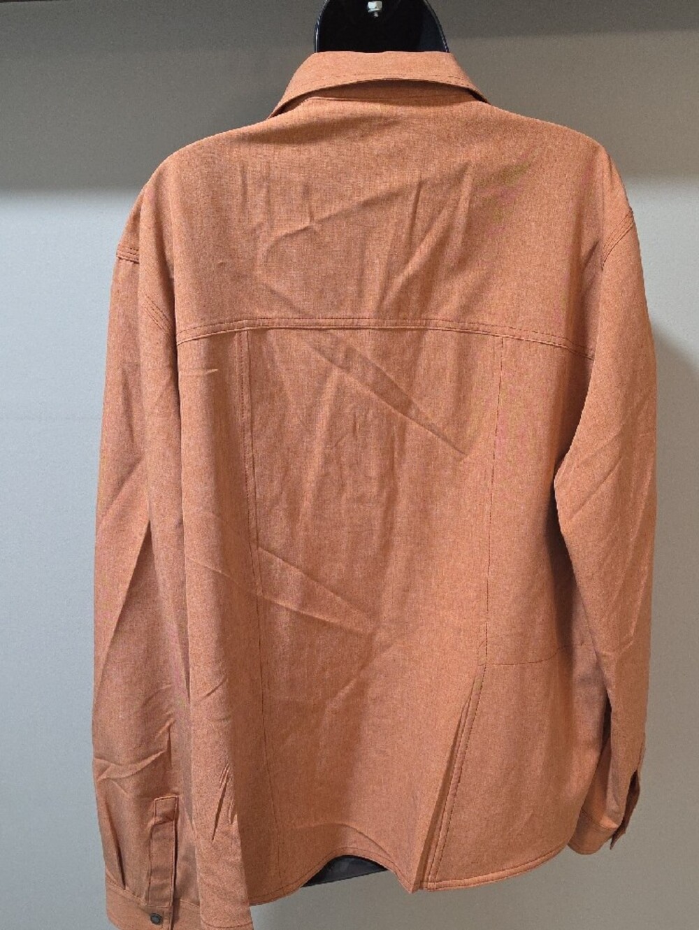 Dickies Rust-Orange Button-Front Jean Jacket - Picture 5 of 10